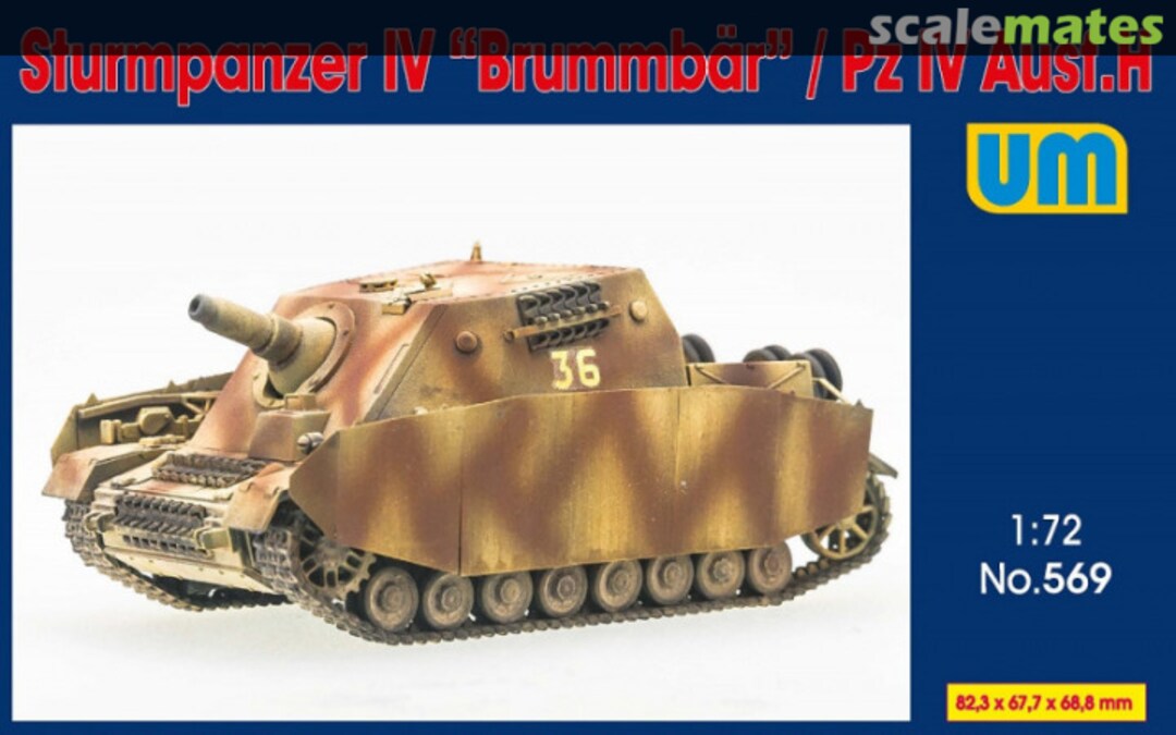 Boxart Sd.Kfz. 166 Sturmpanzer IV ‘Brummbär‘ 569 UM Boxart Sd.Kfz. 166 Sturmpanzer IV ‘Brummbär‘ 569 UM