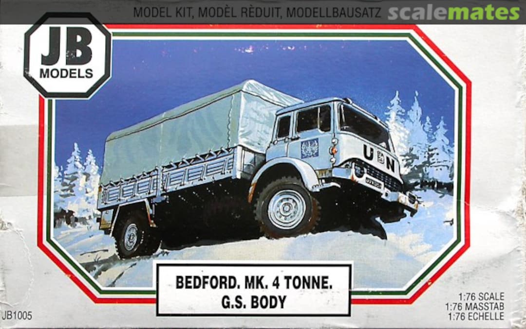 Boxart Bedford Mk 4 Tonne JB1005 JB Models Boxart Bedford Mk 4 Tonne JB1005 JB Models