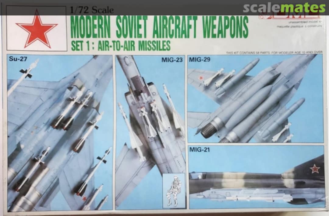 Boxart Modern Soviet Aircraft Weapons 2504 DML Boxart Modern Soviet Aircraft Weapons 2504 DML