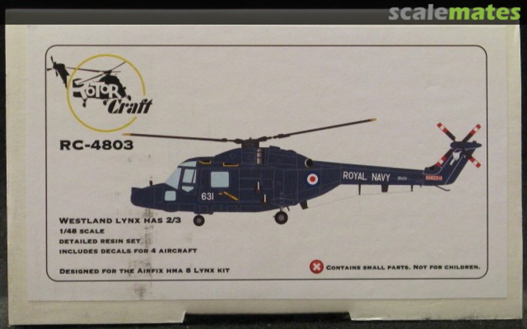 Boxart Westland Lynx HAS 2/3 RC-4803 ROTORcraft Boxart Westland Lynx HAS 2/3 RC-4803 ROTORcraft