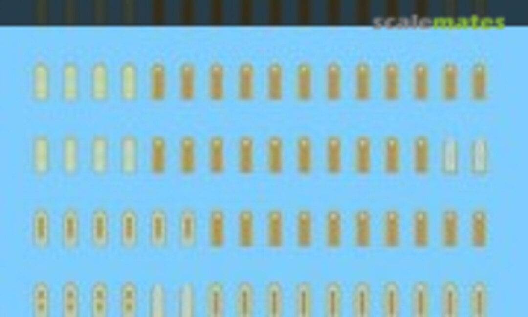 1:35 Afrika Korps shoulder boards for reconnaissance troops (Archer FG35054D) FG35054D