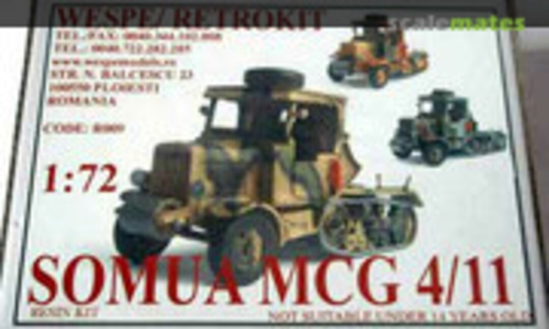 Somua MCG 4/11 (Wespe Models WES R009)