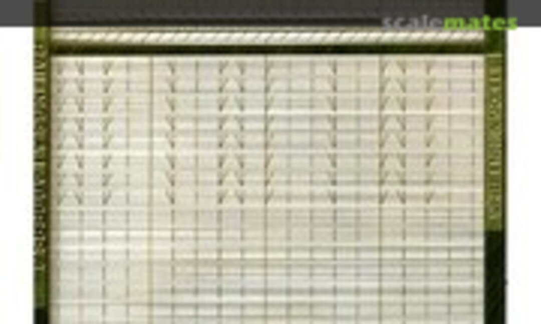 1:600 3-Bar Rails & Ladders Set (1 Photo-Etched Sheet) (White Ensign Models PE 612) PE 612