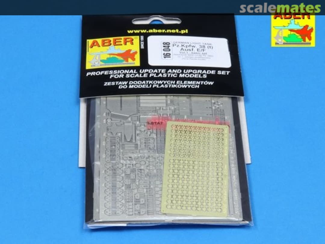 Boxart Pz.Kpfw. 38 (t) Ausf. E/F - Vol.1 - Basic Set 16048 Aber Boxart Pz.Kpfw. 38 (t) Ausf. E/F - Vol.1 - Basic Set 16048 Aber