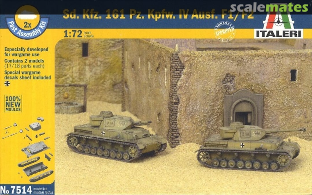 Boxart Sd.Kfz. 161 Pz.Kpfw. IV Ausf. F1/F2 7514 Italeri Boxart Sd.Kfz. 161 Pz.Kpfw. IV Ausf. F1/F2 7514 Italeri