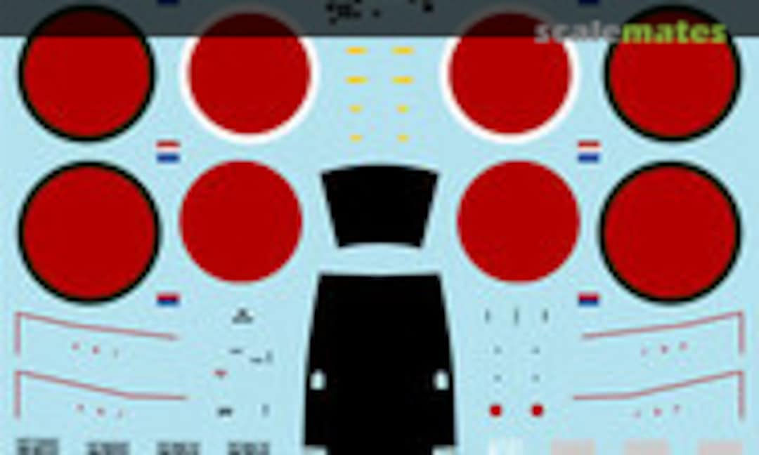 1:72 Mitsubishi J2M Raiden `National Insignia & Caution Data` (MYK Design A-72048) A-72048