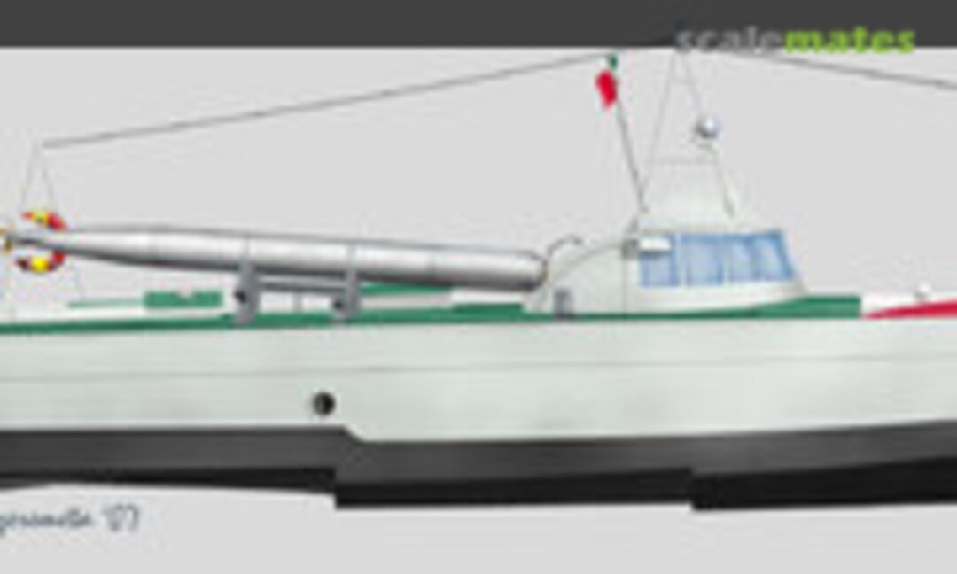 1:72 Italian Motorboat M.A.S. 505 (Choroszy Modelbud S36) S36