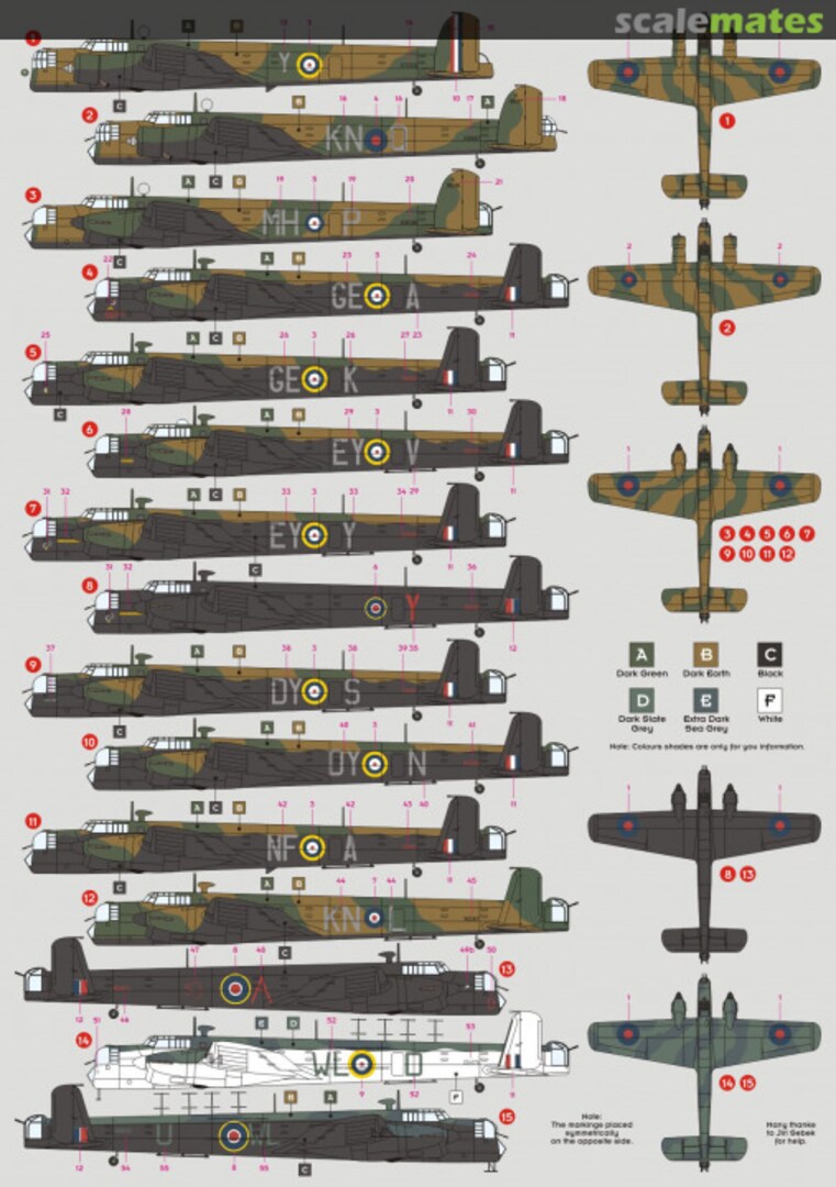 Contents A.W.38 Whitley 72044 DK Decals Contents A.W.38 Whitley 72044 DK Decals