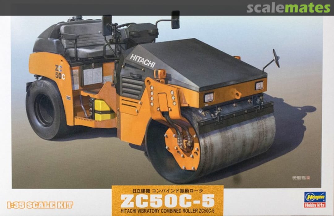 Boxart Hitachi Vibratory Combined Roller ZC50C-5 66002 Hasegawa Boxart Hitachi Vibratory Combined Roller ZC50C-5 66002 Hasegawa