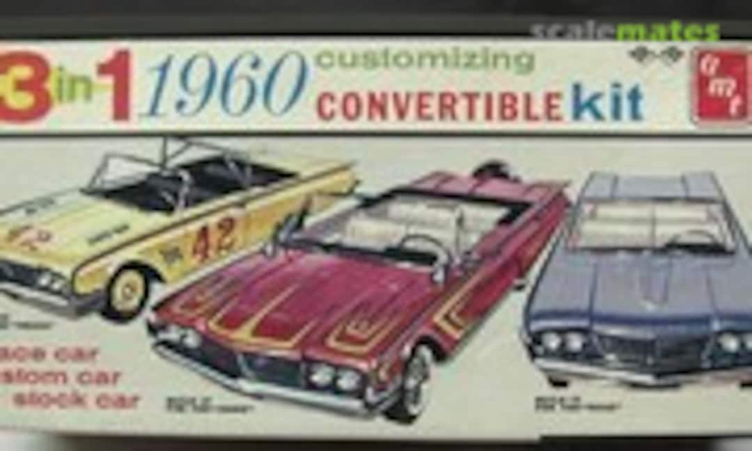 1:25 1960 Pontiac Bonneville Convertible (AMT 6666)