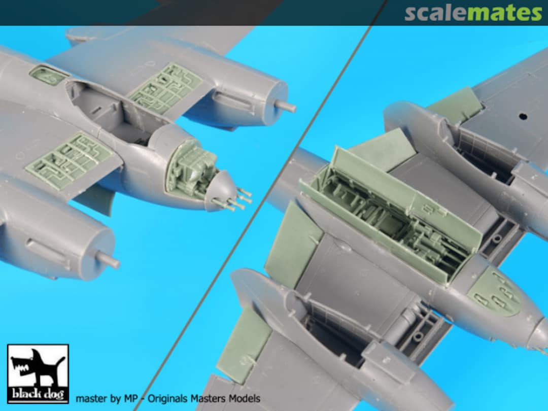 Boxart De Havilland Mosquito Mk VI Big set A72052 Black Dog Boxart De Havilland Mosquito Mk VI Big set A72052 Black Dog