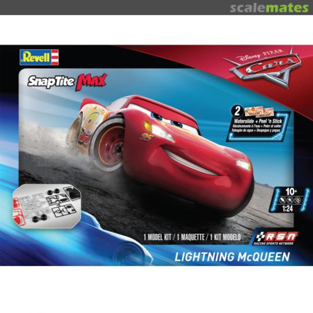 Boxart Lightning McQueen 85-1988 Revell Boxart Lightning McQueen 85-1988 Revell