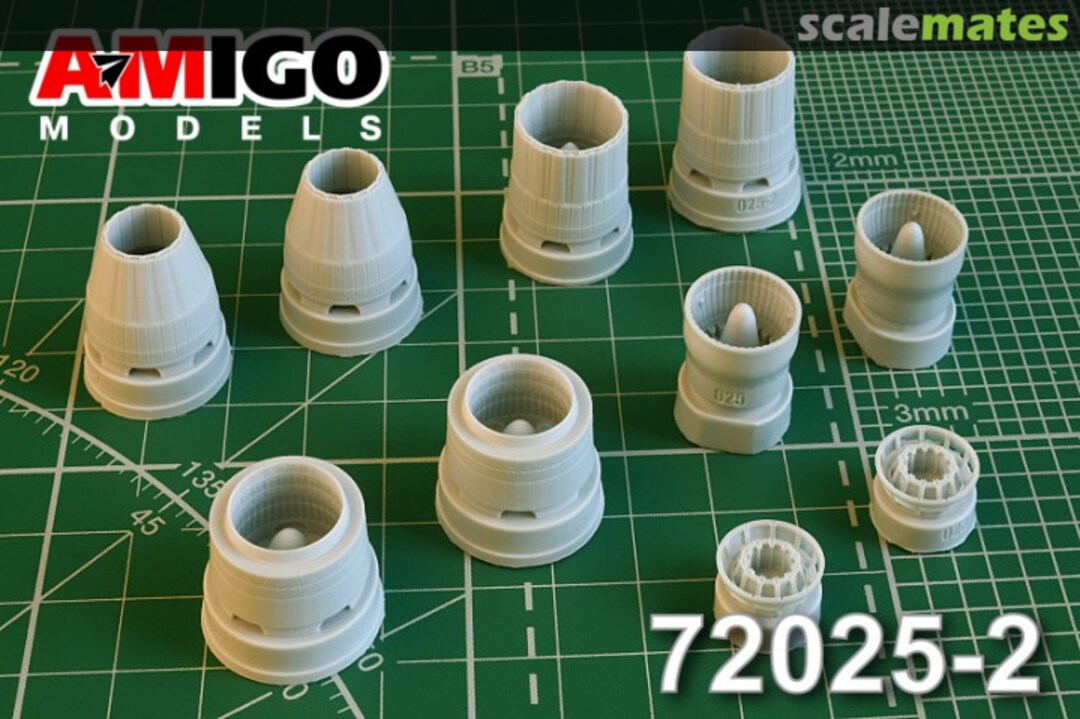 Boxart Su-35S exhaust nozzle (closed) of the AL-41F1S engine (varied position) 72025-2 Amigo Models Boxart Su-35S exhaust nozzle (closed) of the AL-41F1S engine (varied position) 72025-2 Amigo Models