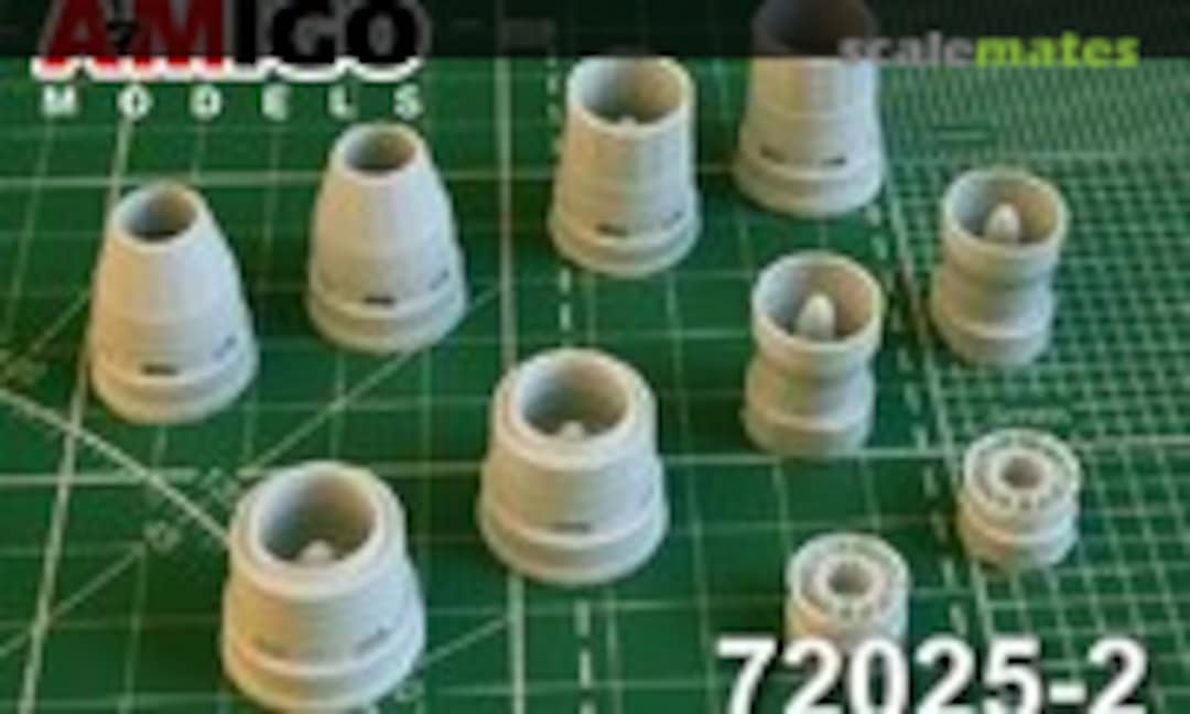 1:72 Su-35S exhaust nozzle (closed) of the AL-41F1S engine (varied position) (Amigo Models 72025-2) 72025-2