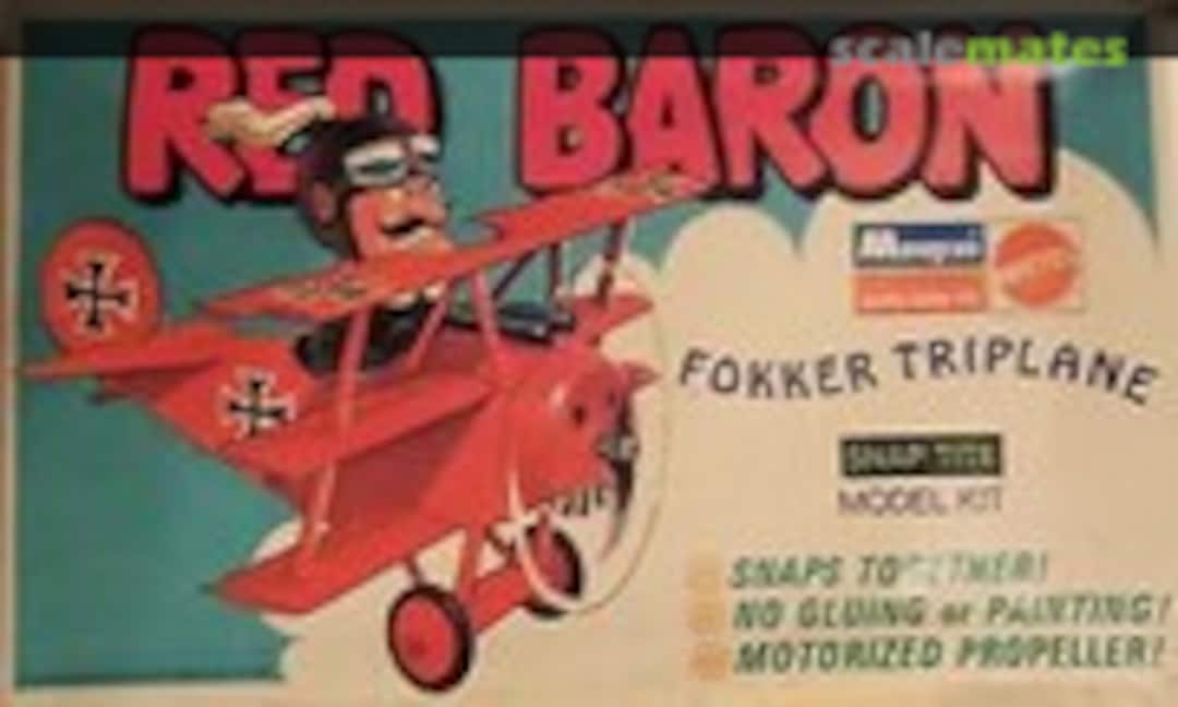 No RED BARON FOKKER TRIPLANE (Monogram/Mattel 5903)