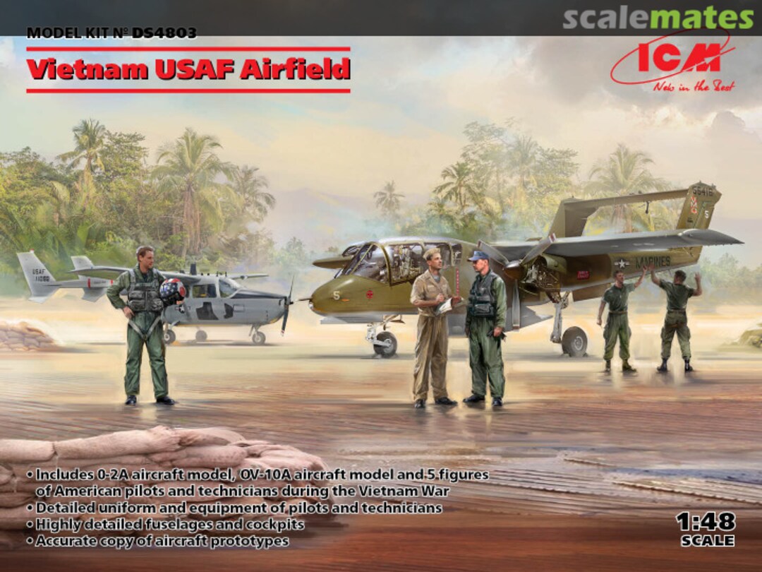 Boxart Vietnam USAF Airfield DS4803 ICM Boxart Vietnam USAF Airfield DS4803 ICM