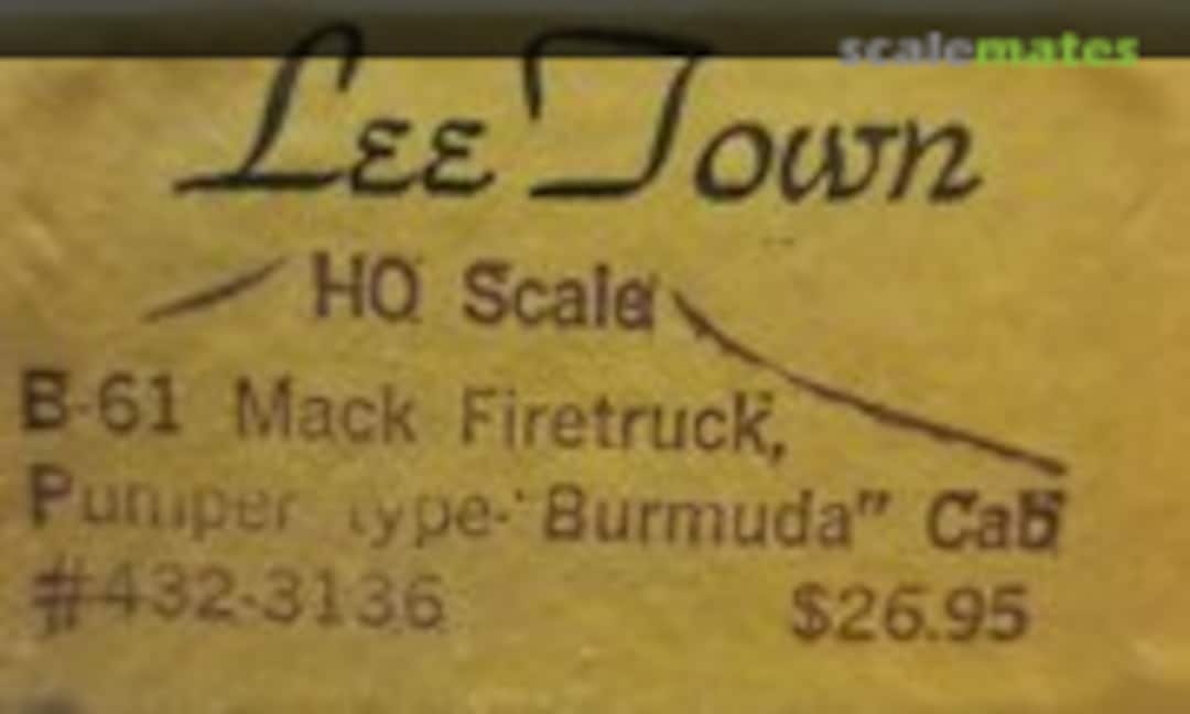 1:87 Mack B-61 Pumper 'Bermuda' firetruck (Lee Town 432-3136)