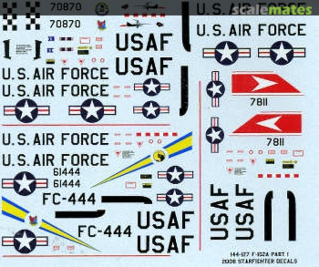 Boxart F-102A Part 1, USAF 144-127 Starfighter Decals Boxart F-102A Part 1, USAF 144-127 Starfighter Decals