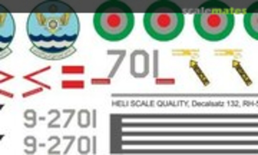 1:48 CH-53 - Iran Navy (Heli Scale Quality Decal 132) Decal 132