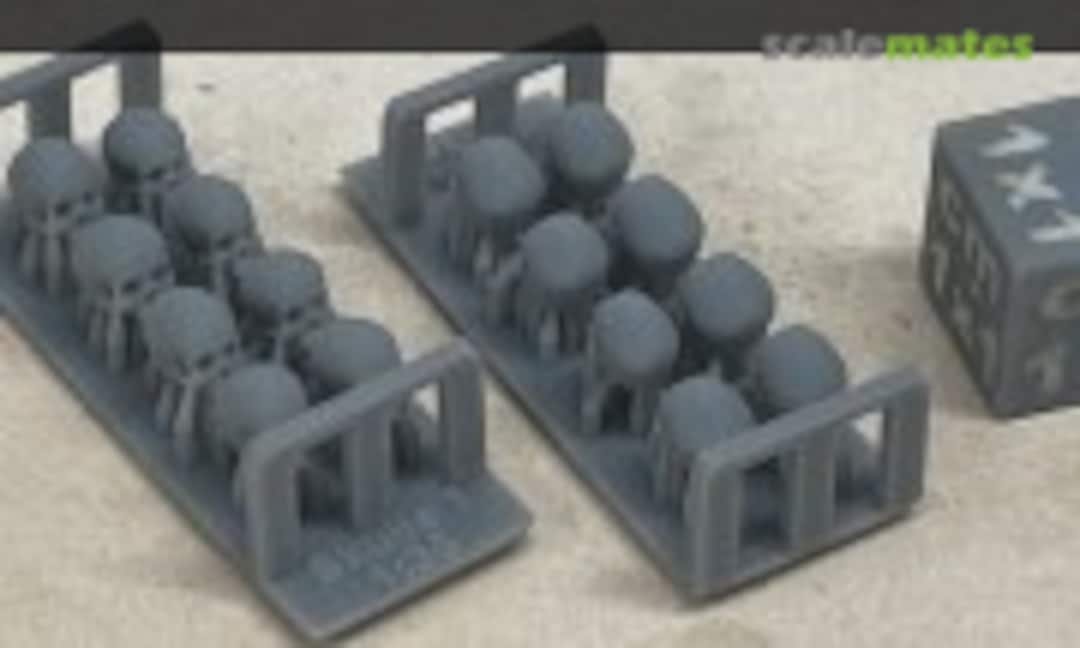 1:35 Human skulls - no jaw - 8 pieces (EMP3d 35990102) 35990102