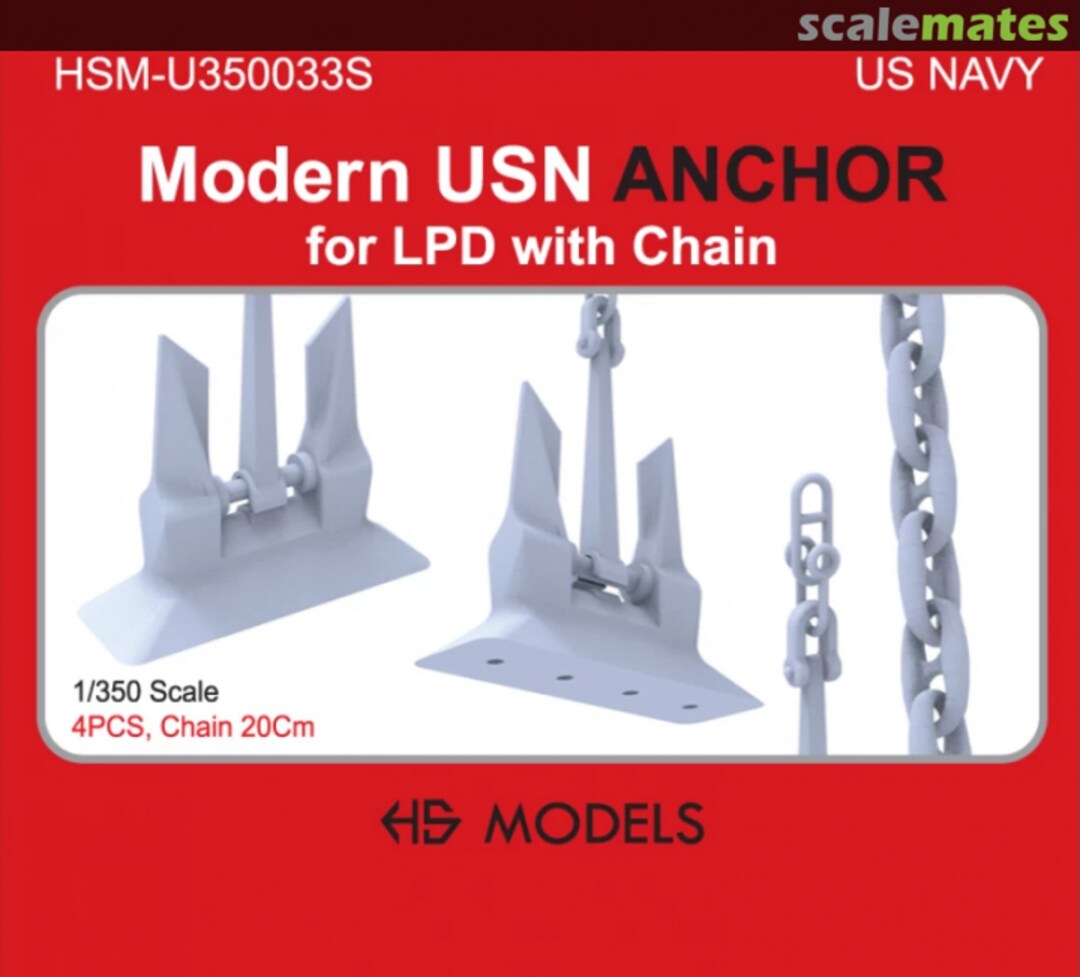 Boxart Modern USN Anchor HSM-U350033S HS Models