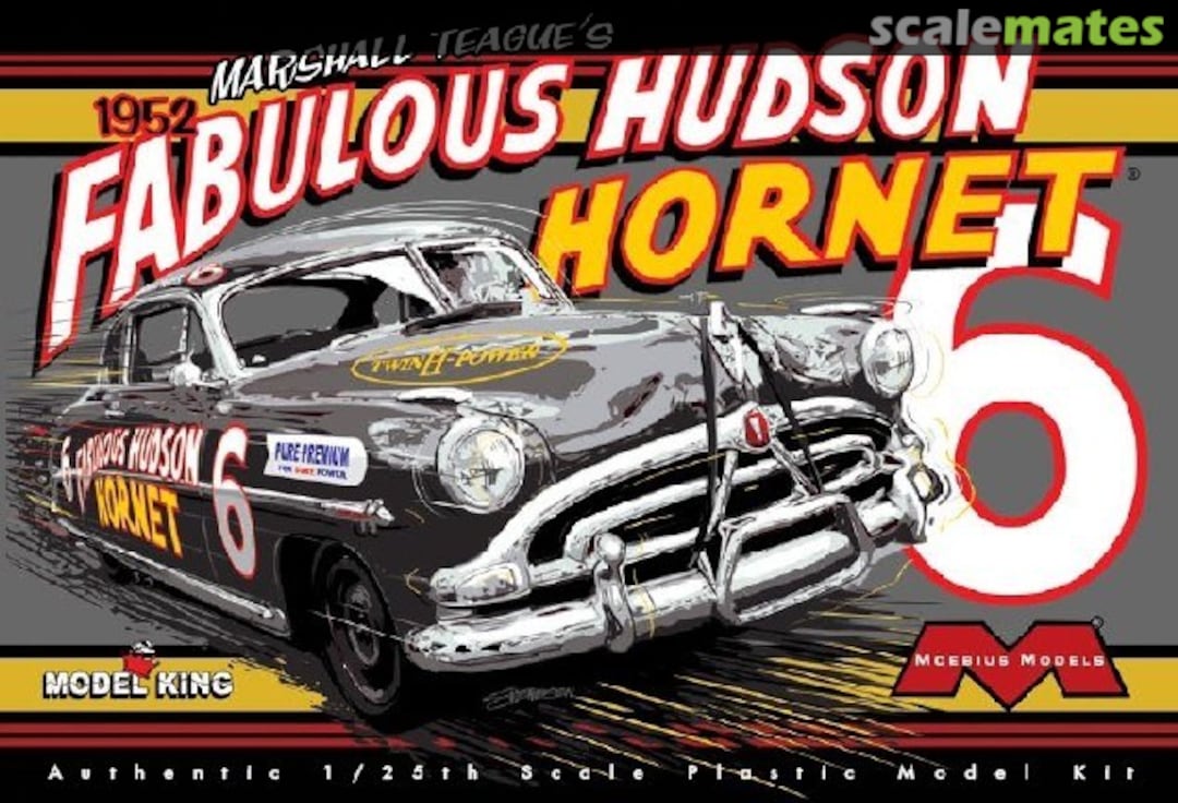 Boxart 1952 Fabulous Hudson Hornet Stock Car 1205 Moebius Models Boxart 1952 Fabulous Hudson Hornet Stock Car 1205 Moebius Models