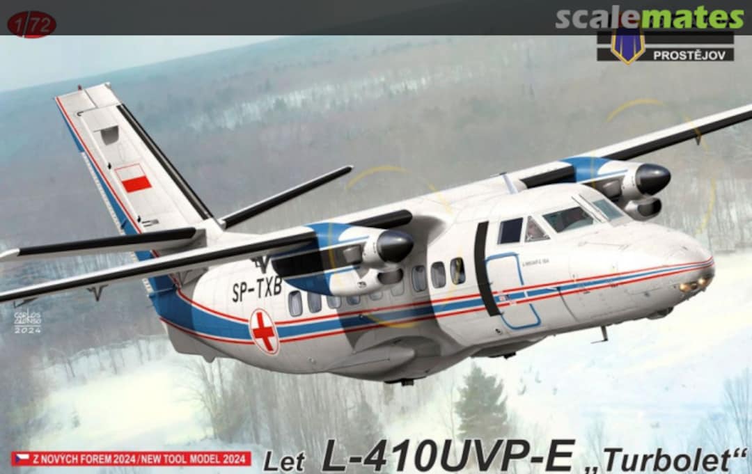 Boxart Let L-410UVP-E “Turbolet” KPM72435 Kovozávody Prostějov Boxart Let L-410UVP-E “Turbolet” KPM72435 Kovozávody Prostějov