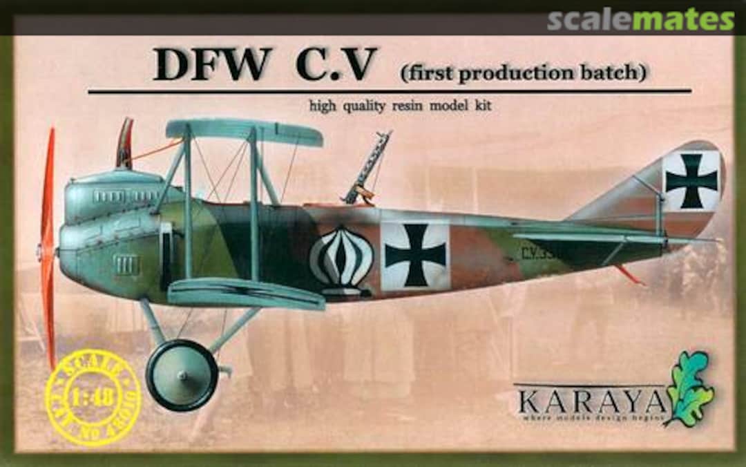 Boxart DFW C.V first production batch 48010 Karaya Boxart DFW C.V first production batch 48010 Karaya