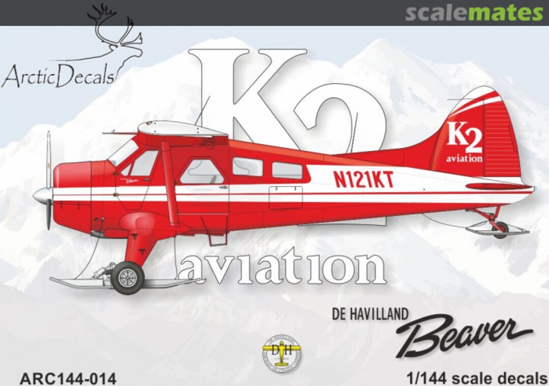 Boxart DHC-2 Beaver K2 Aviation ARC144-014 Arctic Decals Boxart DHC-2 Beaver K2 Aviation ARC144-014 Arctic Decals