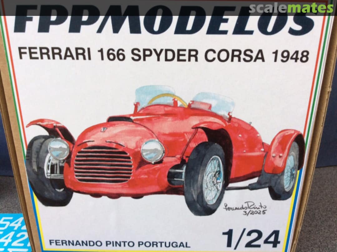 Boxart Ferrari 166 Spider Corsa FPP Modelos Boxart Ferrari 166 Spider Corsa FPP Modelos
