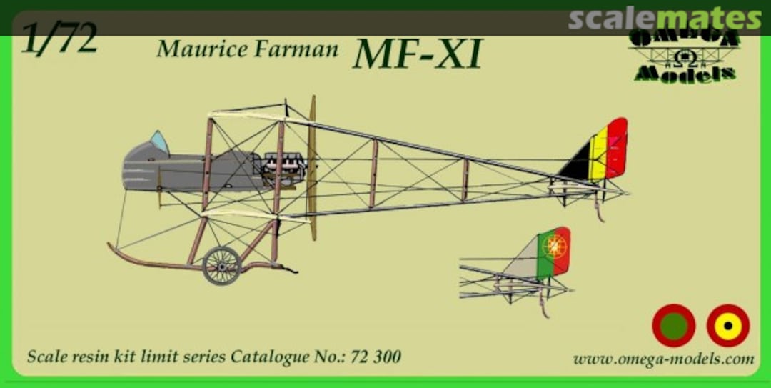 Boxart Maurice Farman MF-XI 72300 Omega Models Boxart Maurice Farman MF-XI 72300 Omega Models