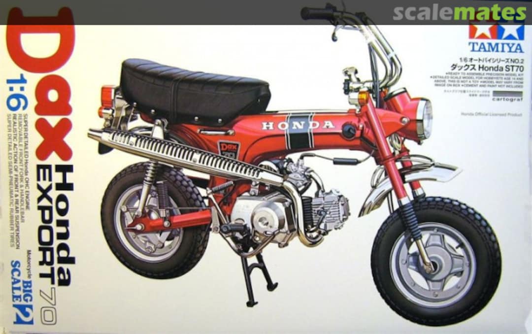 Boxart Honda DAX EXPORT 70 16002 Tamiya Boxart Honda DAX EXPORT 70 16002 Tamiya