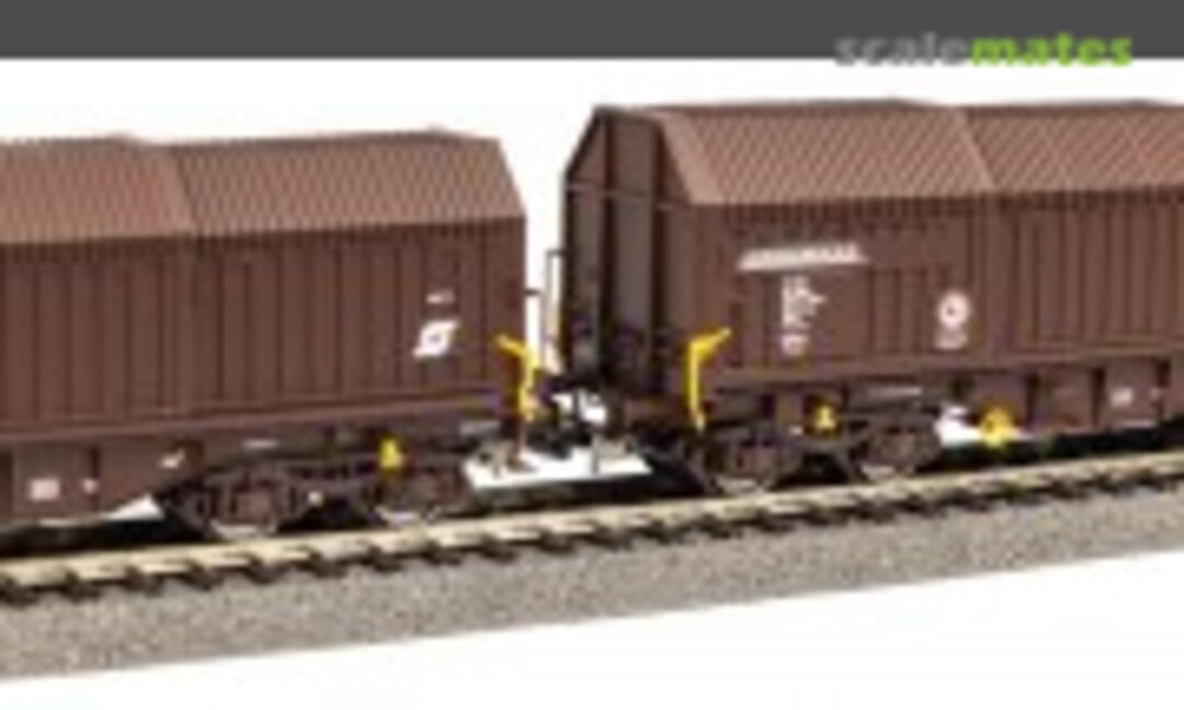 2er Set Teleskophaubenwagen ÖBB V DC (Piko 58297)