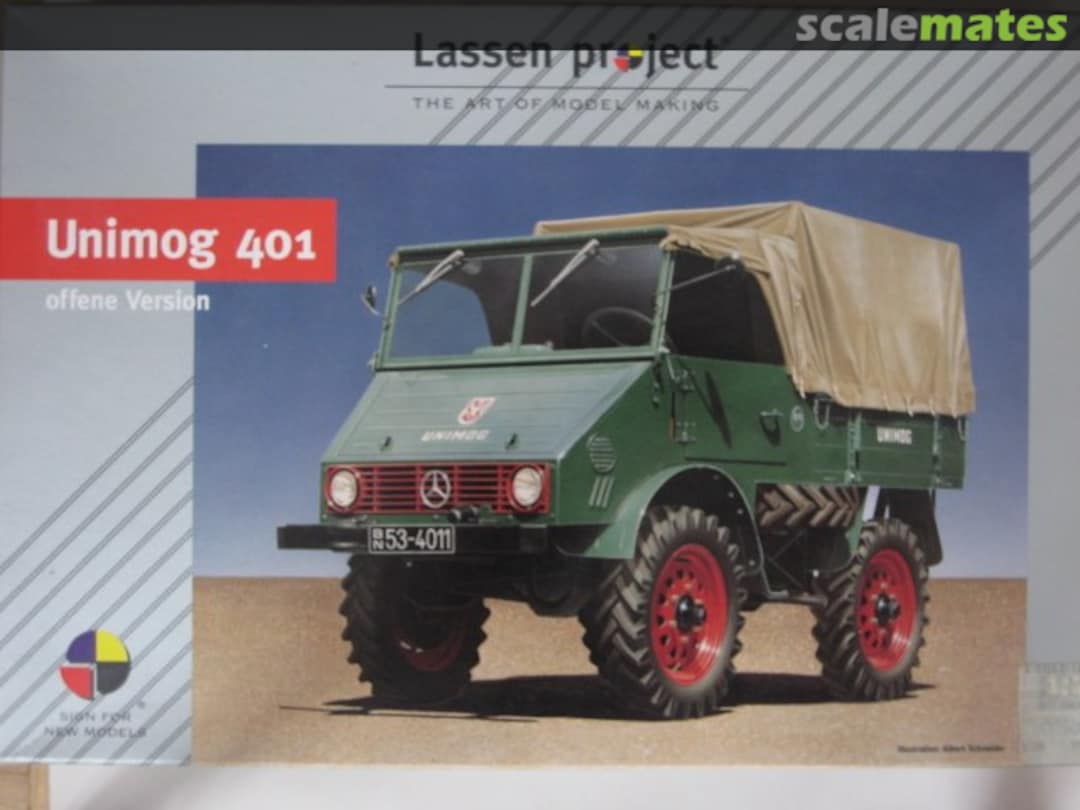 Boxart Unimog 401 offene Version 08000 Lassen Projekt Boxart Unimog 401 offene Version 08000 Lassen Projekt