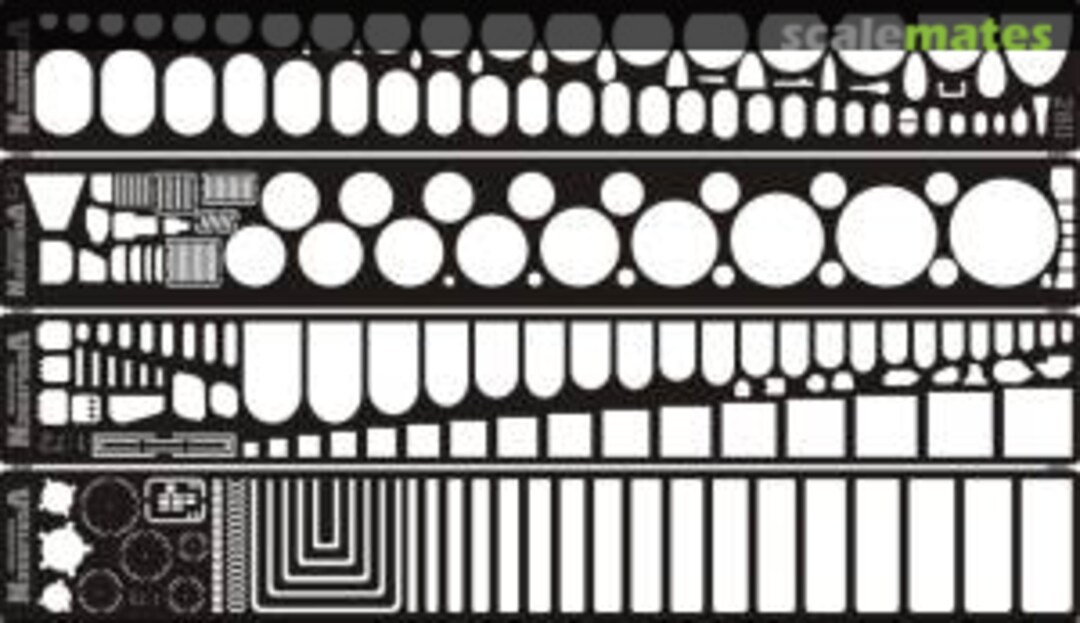Boxart Scribing Template for 1:72 Scale Projects 280 Verlinden Productions