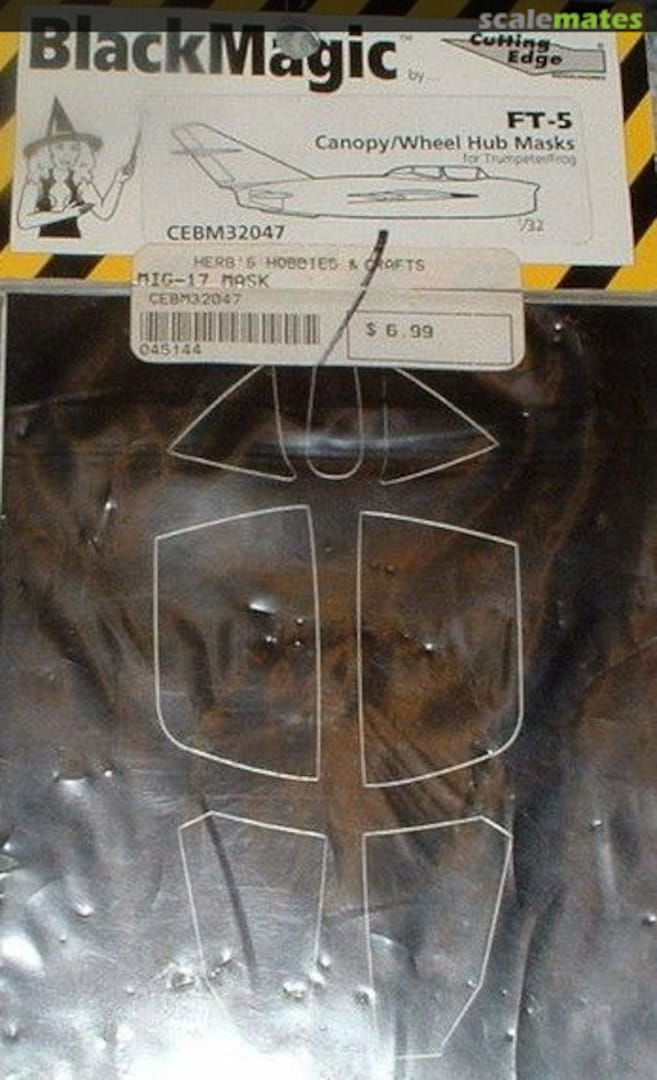 Boxart FT-5 (MiG-17 Two Seater) Canopy Masks CEBM32047 Cutting Edge Modelworks