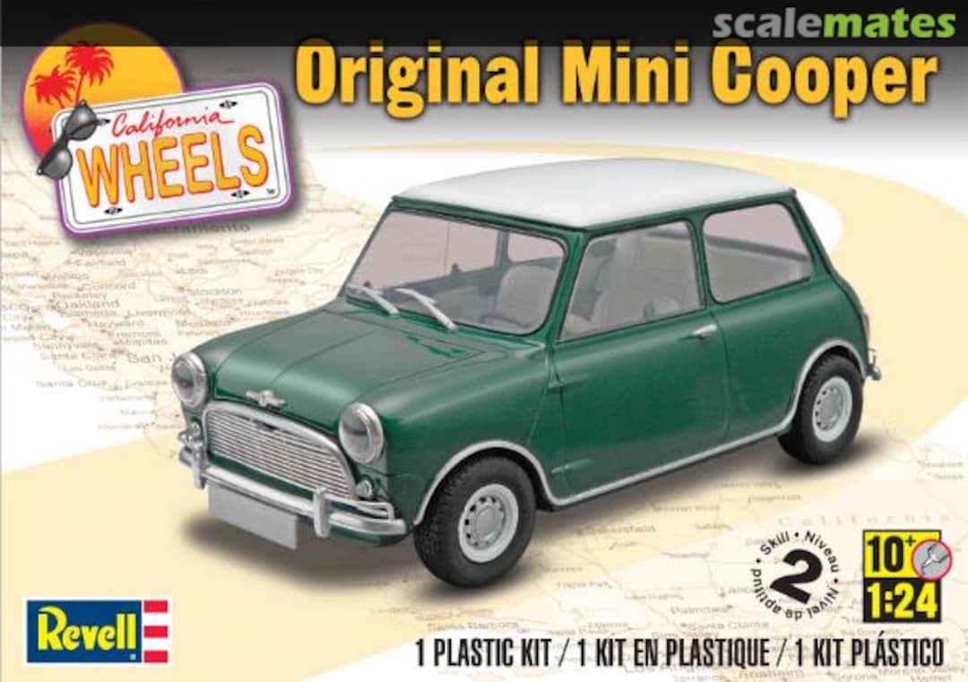 Boxart Original Mini Cooper 85-4035 Revell Boxart Original Mini Cooper 85-4035 Revell