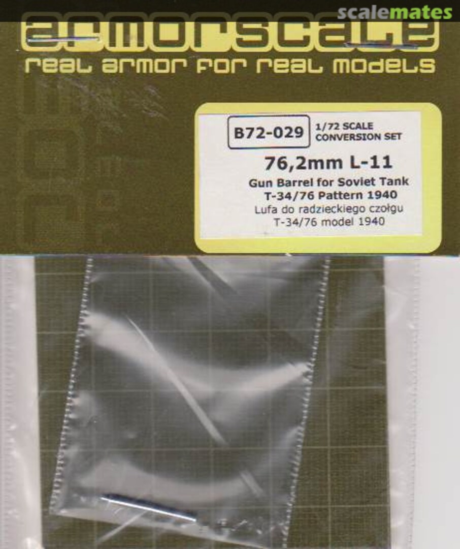 Boxart 76,2mm L-11 B72-029 Armorscale Boxart 76,2mm L-11 B72-029 Armorscale