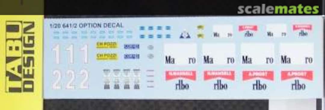 Boxart Ferrari 641/2 TABU20045 Tabu Design Boxart Ferrari 641/2 TABU20045 Tabu Design