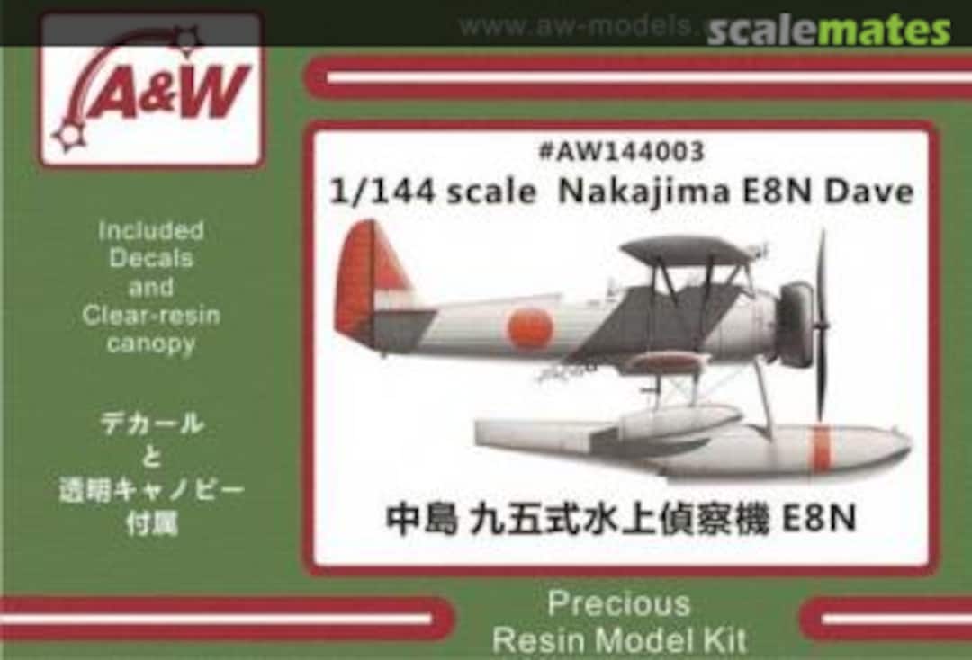 Boxart Nakajima E8N Dave AW144003 A&W Boxart Nakajima E8N Dave AW144003 A&W