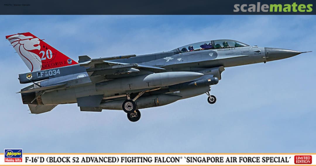 Boxart F-16D (Block 52 Advanced) Fighting Falcon `Singapore Air Force Special´ 07393 Hasegawa Boxart F-16D (Block 52 Advanced) Fighting Falcon `Singapore Air Force Special´ 07393 Hasegawa