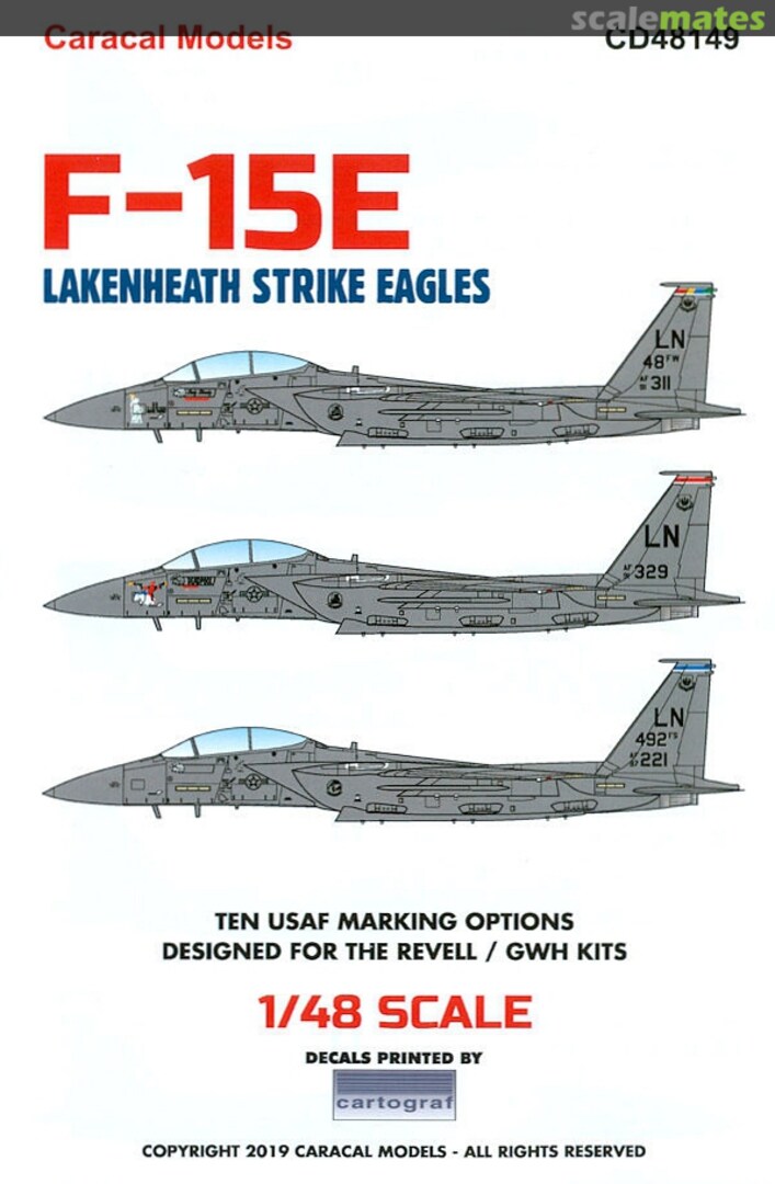 Boxart F-15E CD48149 Caracal Models Boxart F-15E CD48149 Caracal Models