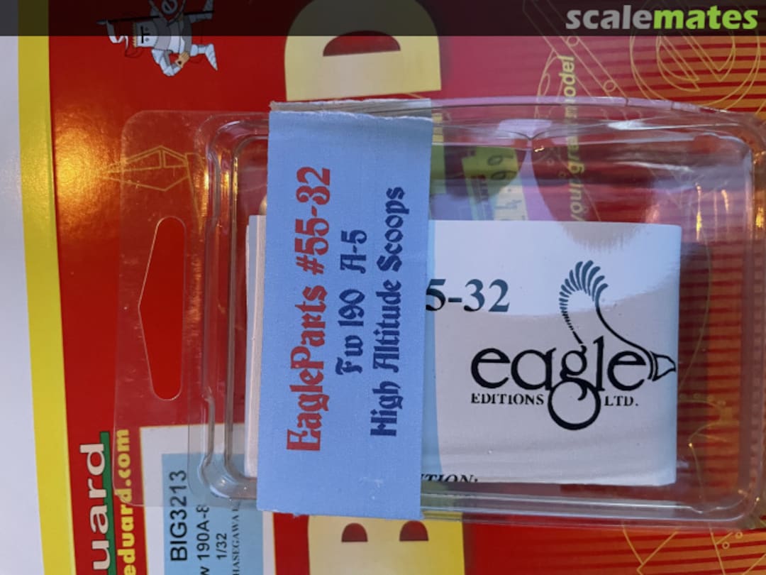 Boxart FW190 A-5 High Altitude Scoops 55-32 Eagle Parts Boxart FW190 A-5 High Altitude Scoops 55-32 Eagle Parts