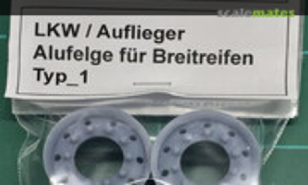 1:24 LKW / Auflieger Alufege für Breitreifen Typ_1 (Theima 05005) 05005