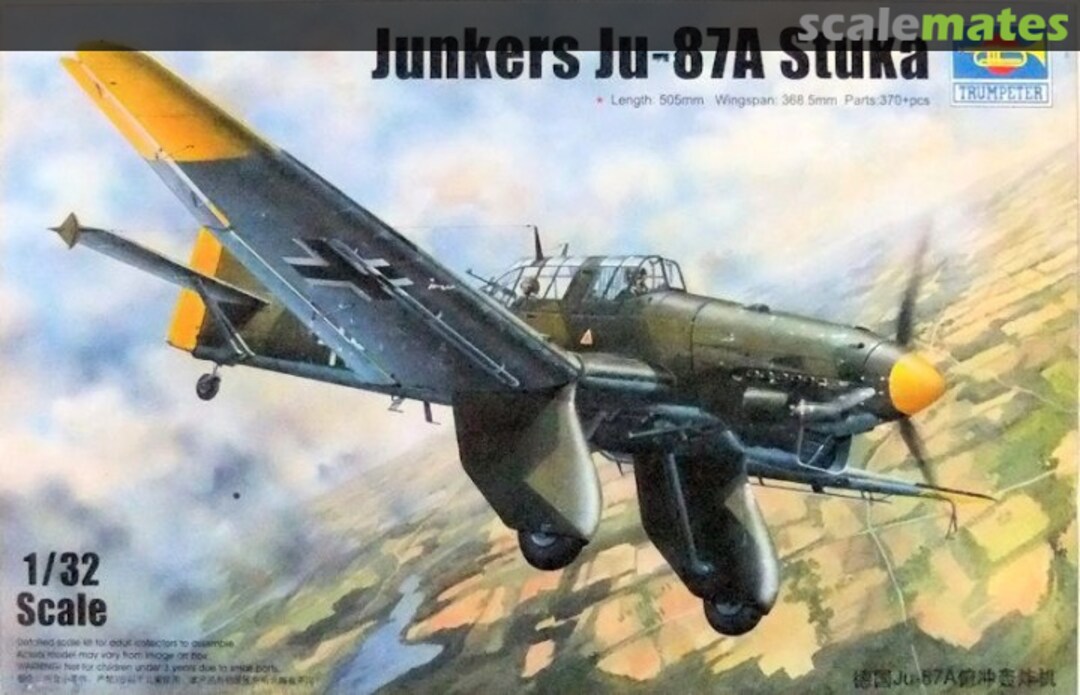 Boxart Junkers Ju 87A Stuka 03213 Trumpeter Boxart Junkers Ju 87A Stuka 03213 Trumpeter