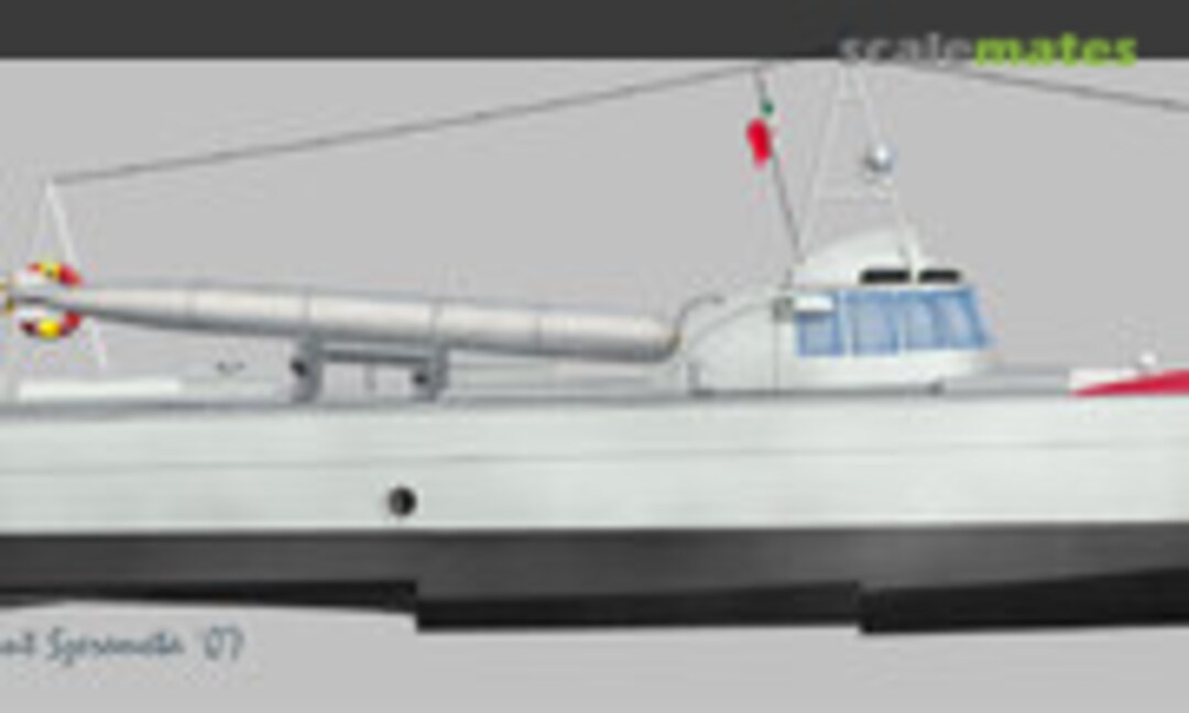 1:72 Italian Motorboat M.A.S. 424 (Choroszy Modelbud S38) S38