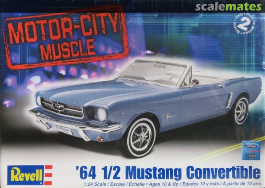 Boxart '64 1/2 Mustang Convertible 85-2095 Revell Boxart '64 1/2 Mustang Convertible 85-2095 Revell