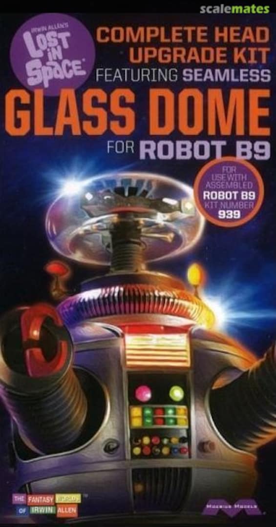 Boxart Complete head upgrade kit & seamless glass dome for Robot B9 948 Moebius Models Boxart Complete head upgrade kit & seamless glass dome for Robot B9 948 Moebius Models