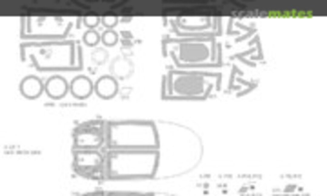 1:48 A-6E (TRAM) Intruder - ADVANCED kabuki masks (New Ware NWAM0201) NWAM0201