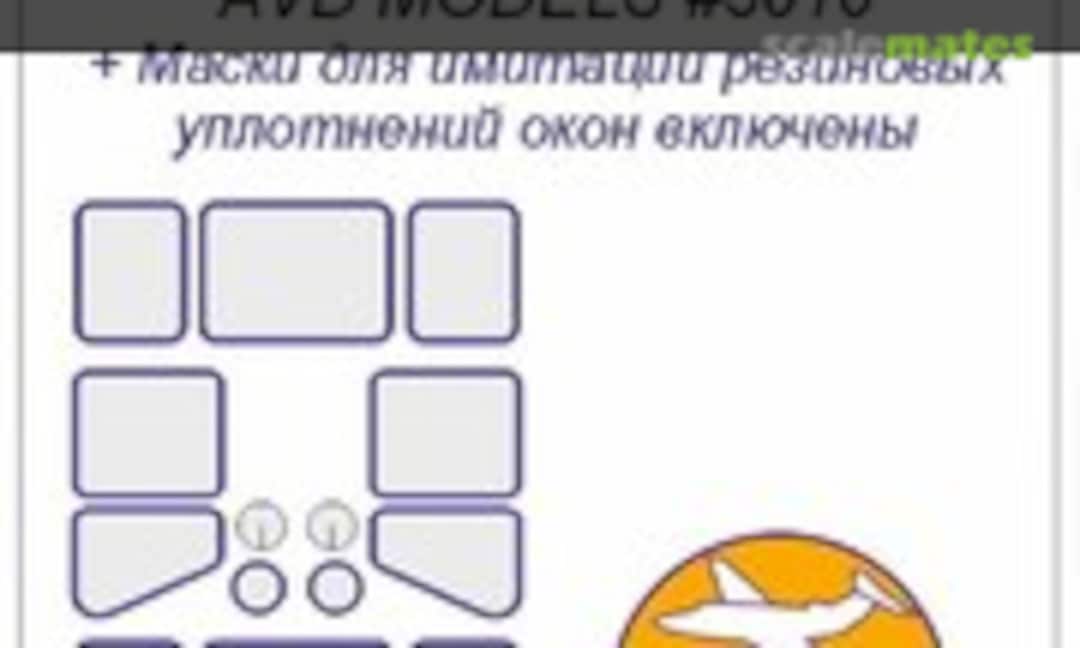 1:43 T-100 masks (KV Models 43010) 43010